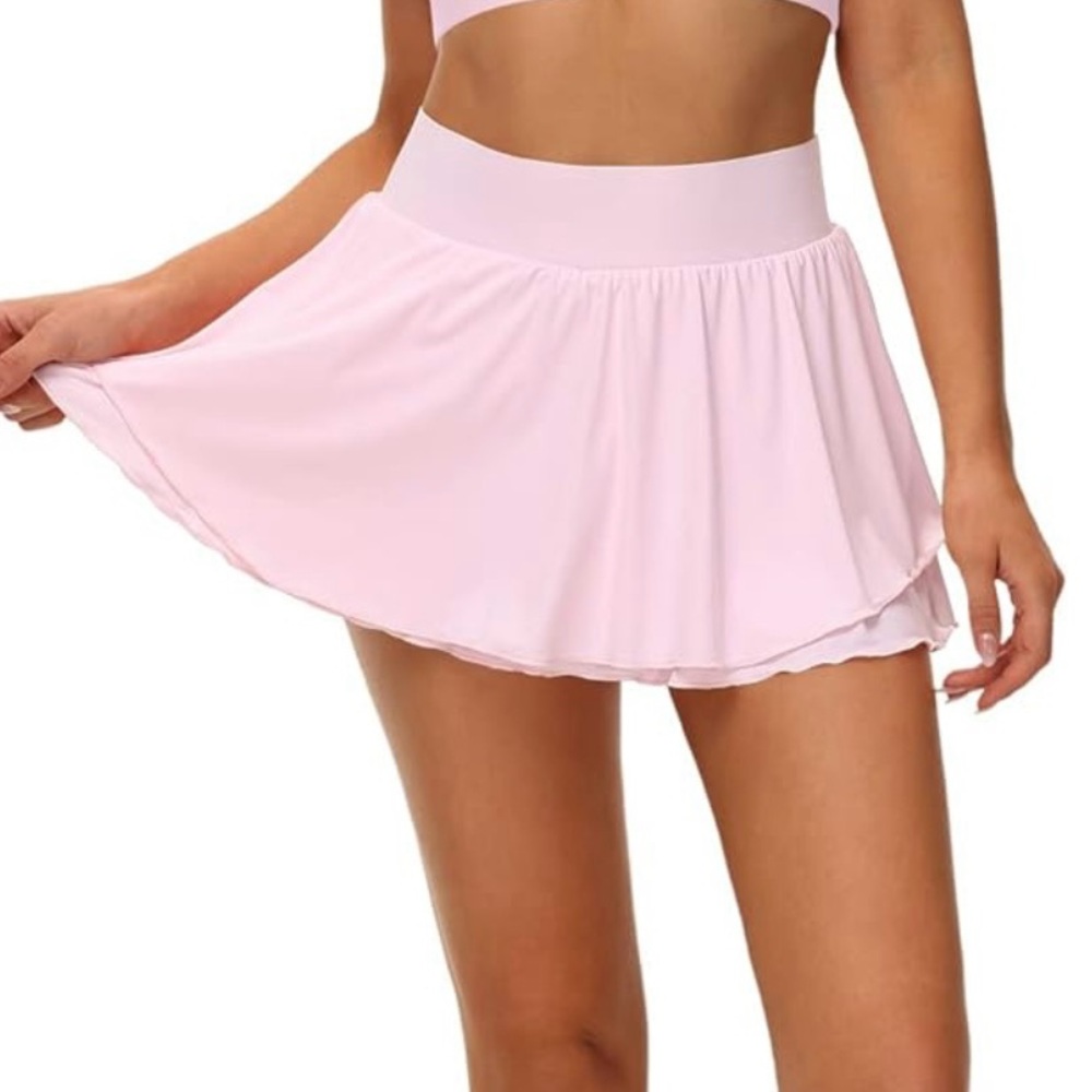 Pink skort work out or tennis